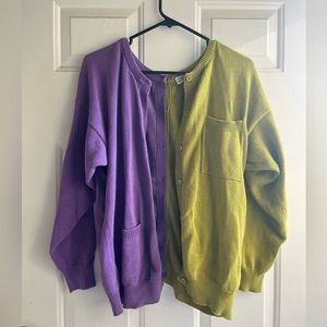 Vintage Button Up Sweater